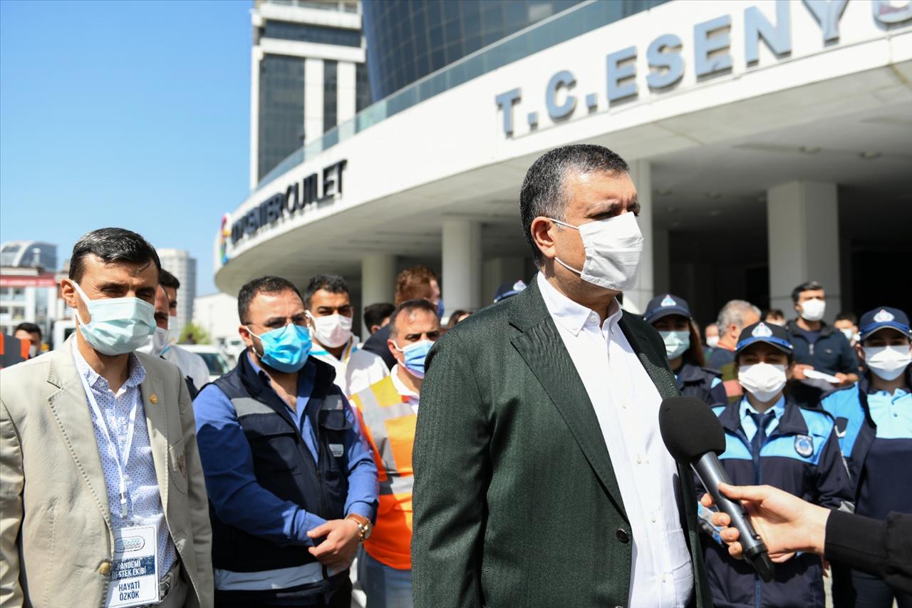 Esenyurt Belediyesi Pandemi Destek Ekibi, 43 Mahallenin Tamamına Hizmet Veriyor