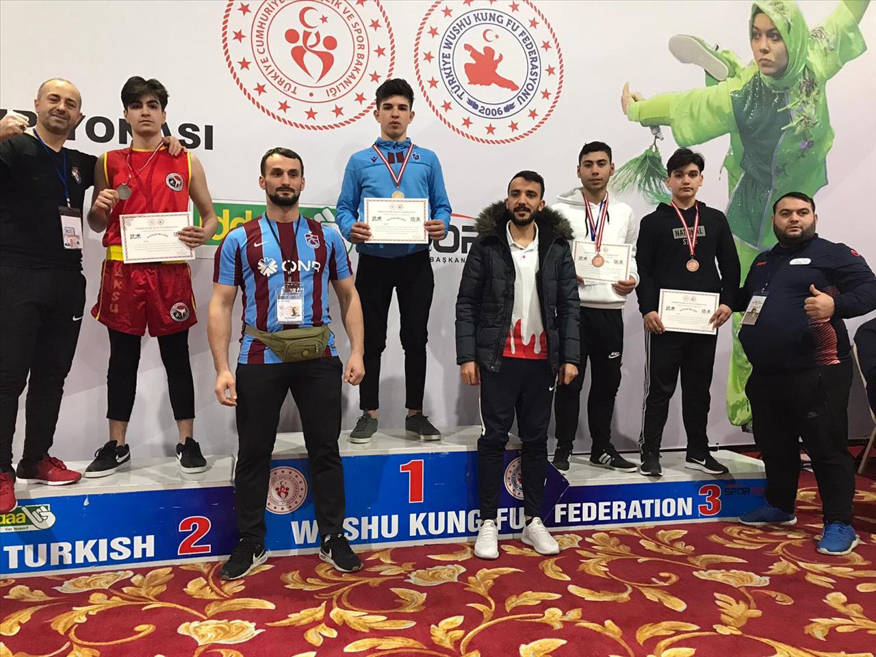 Wushu Kung Fu Şampiyonları Esenyurt'tan