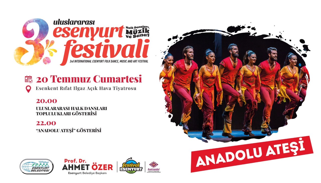 3.Uluslararası Esenyurt Halk Dansları, Müzik ve Sanat Festivali - Anadolu Ateşi