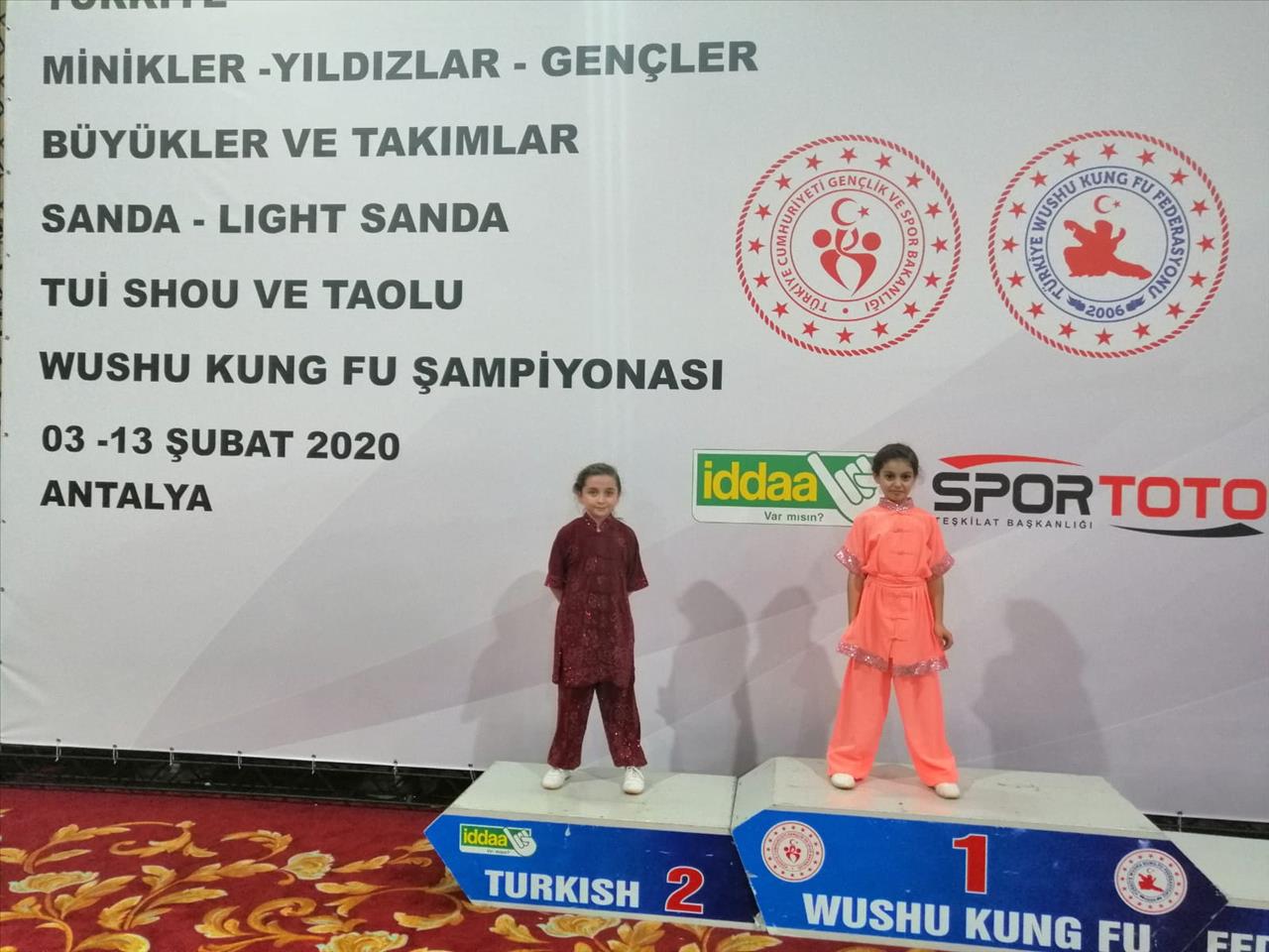 Wushu Kung Fu Şampiyonları Esenyurt'tan