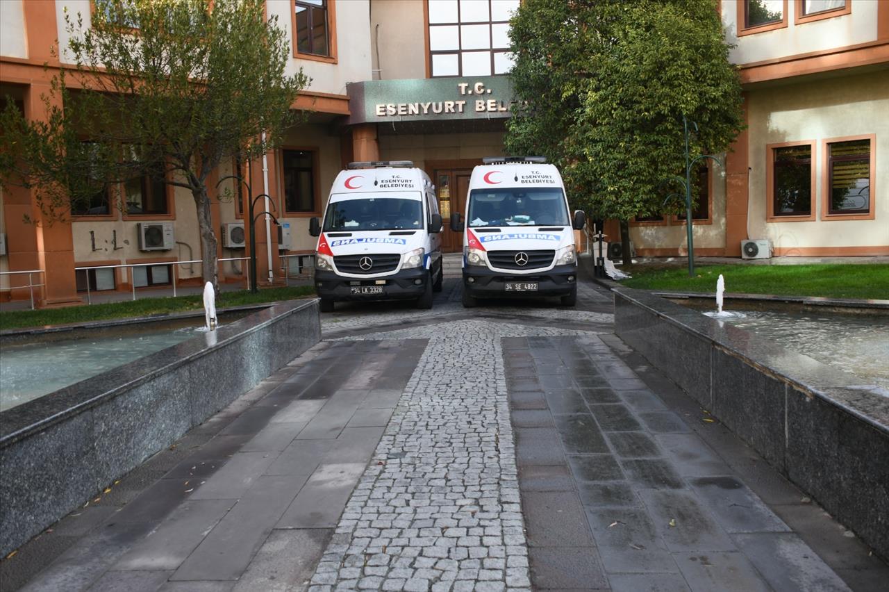 Esenyurt Belediyesi’nin Ambulansları 7/24 Hizmet Vermeye Başladı