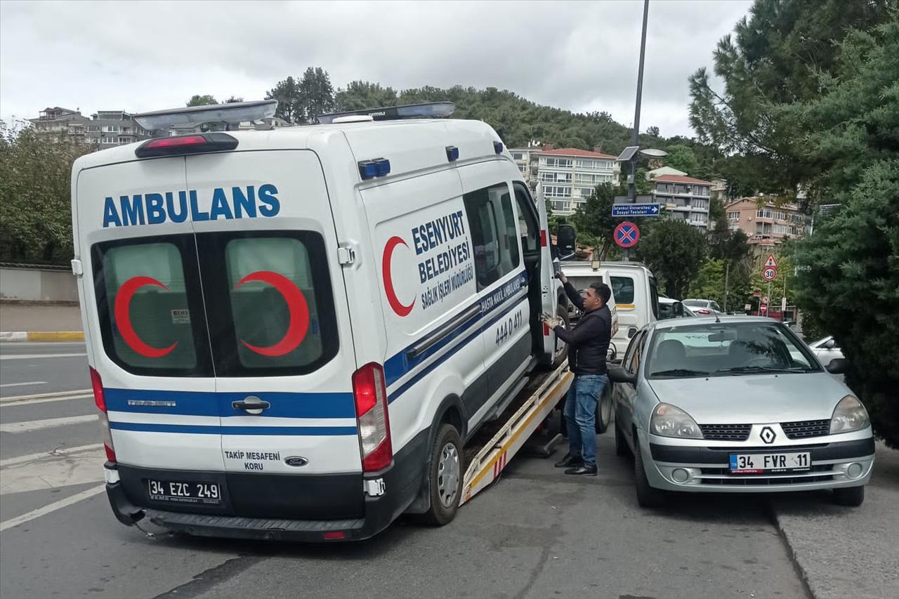 Esenyurt Belediyesi’nin Hasta Nakil Ambulansı Yine Haczedildi