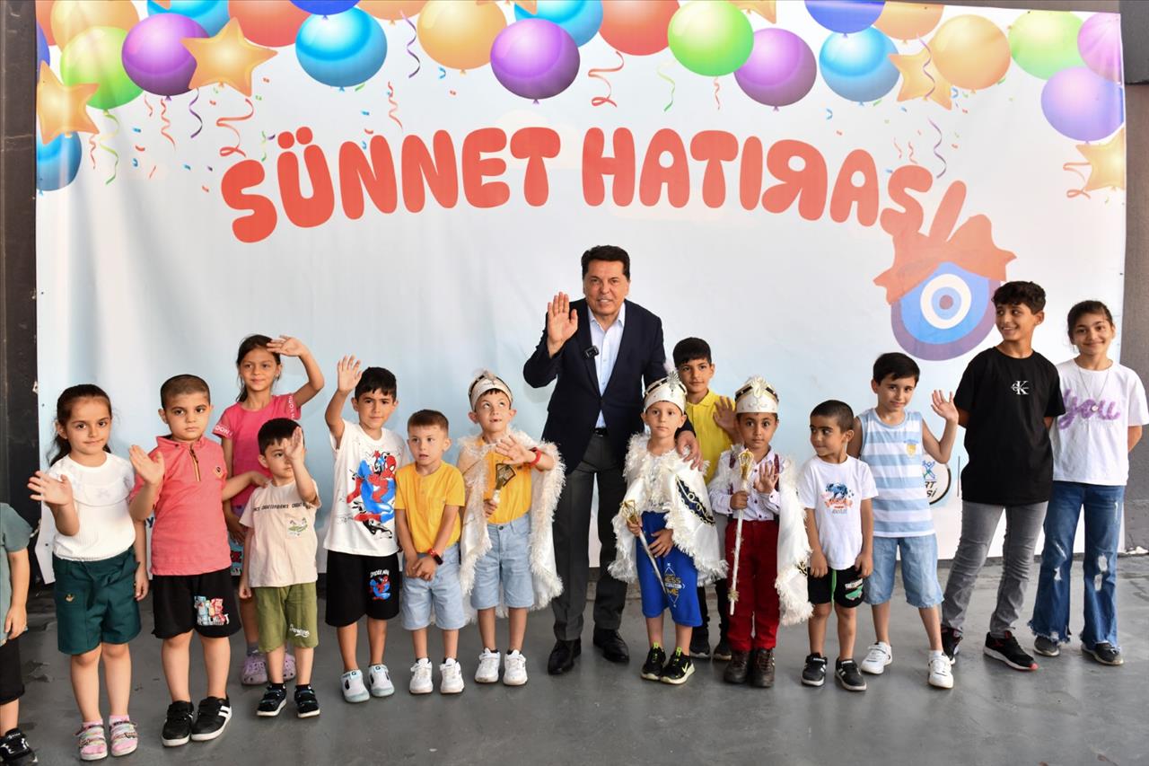 Başkan Özer Sünnet Çocuklarının Kirvesi Oldu