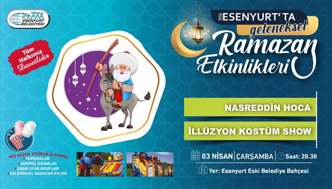 Esenyurt'ta Geleneksel Ramazan Etkinlikleri 3 Nisan