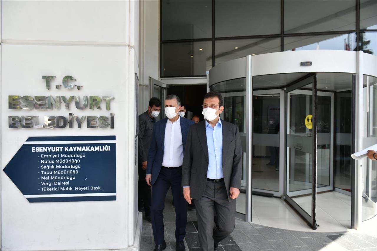 İbb Başkanı Ekrem İmamoğlu, Başkan Bozkurt'u Ziyaret Etti
