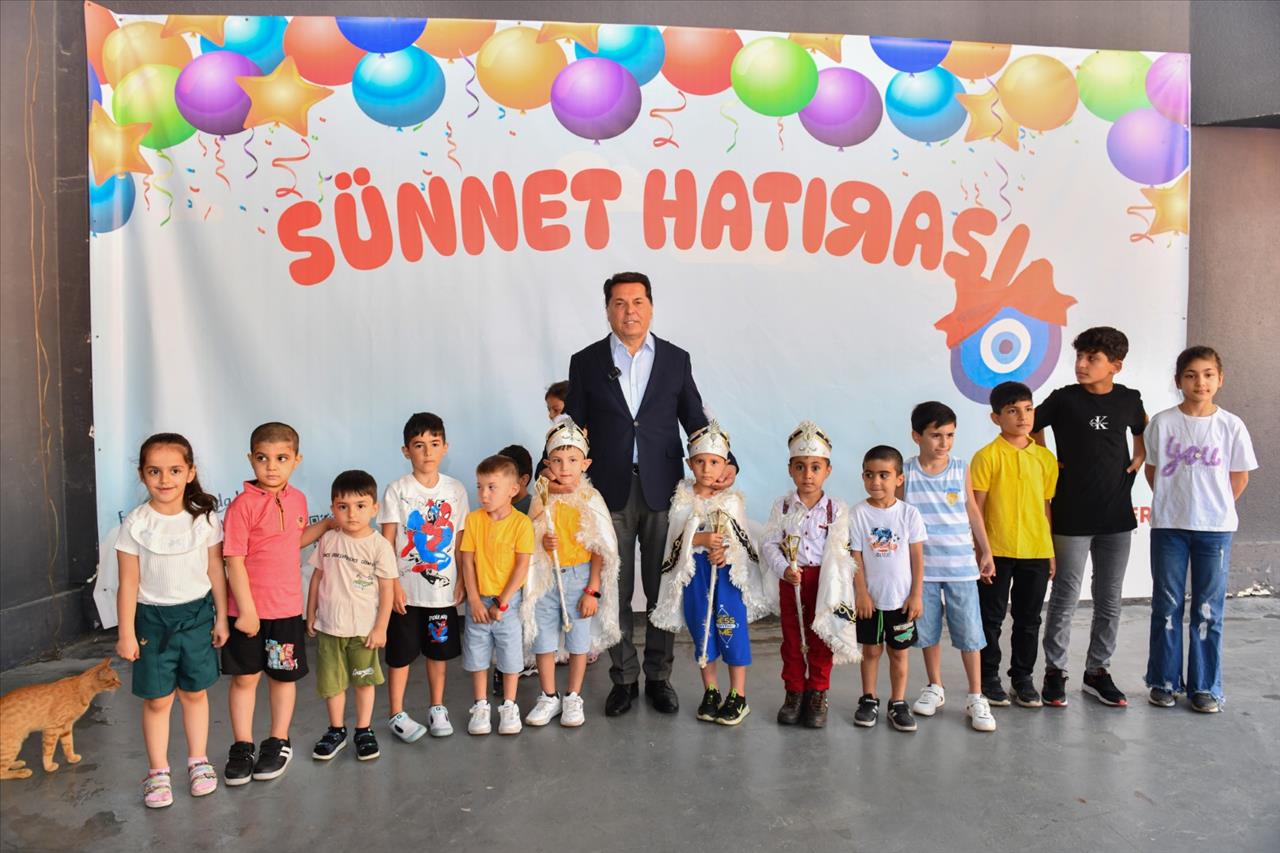 Başkan Özer Sünnet Çocuklarının Kirvesi Oldu