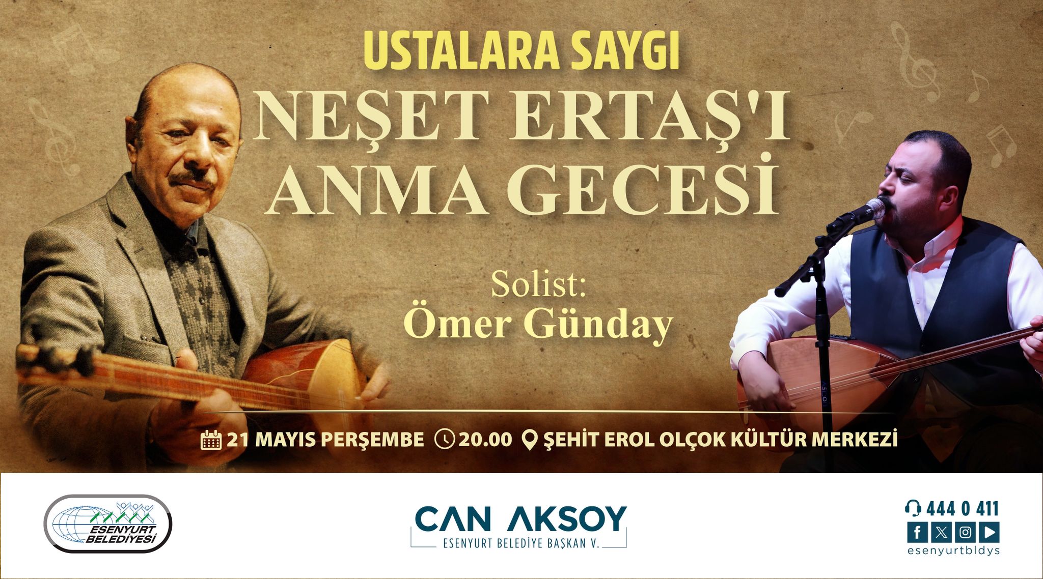 NEŞET ERTAŞ'I ANMA GECESİ