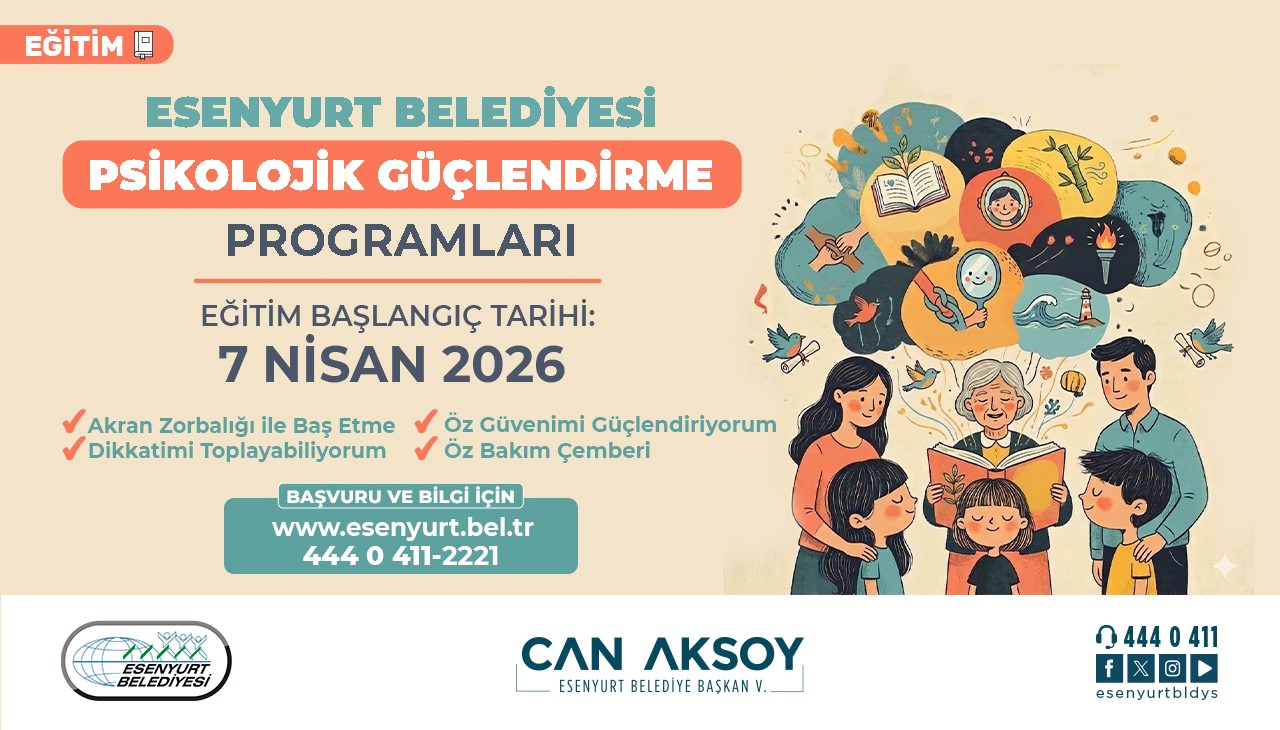 Esenyurt Belediyesi Psikolojik Güçlendirme Programları