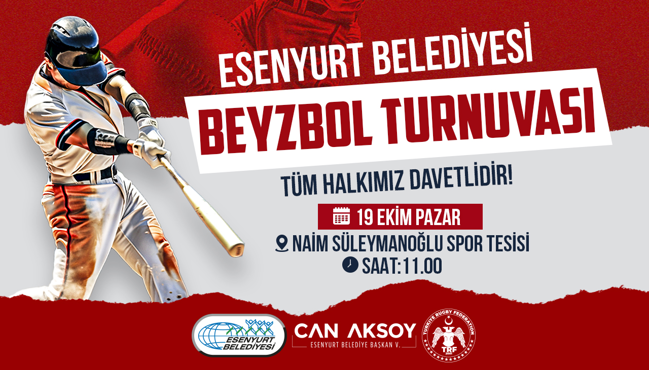 Esenyurt Belediyesi Beyzbol Turnuvası Başlıyor!