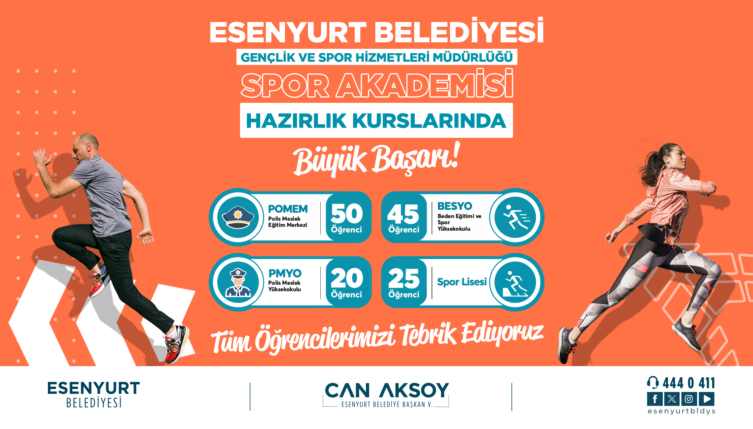 Spor Akademisi Hazırlık Kurslarında Büyük Başarı!